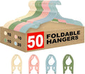 Foldable Travel Hangers, Closets | Lightweight Plastic Hanger Set by Unknown