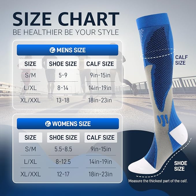 Kickticks 4 Pairs Compression Socks - Image 7