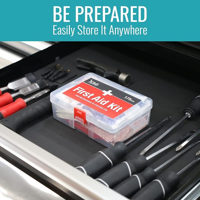 DMI 175-Piece First Aid Kit for Minor Injuries, Cuts and Scrapes, All-Purpose - Image 6