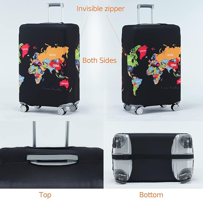 Travelkin Luggage Covers For Suitcase Tsa Approved, Suitcase Cover Protector - Image 2