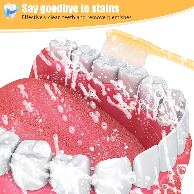 NICEMOVIC 100 Pack Disposable Toothbrushes Bulk - Image 4