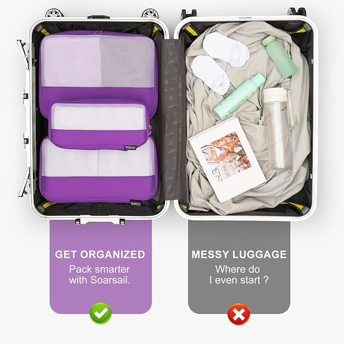 6 Set Compression Packing Cubes - Image 6