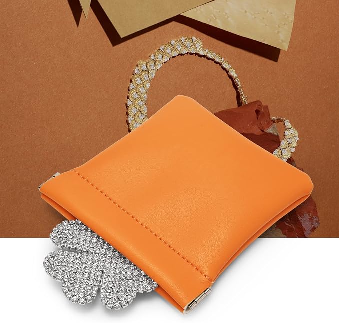 PU Leather Jewelry Travel Bag Leather Jewelry Pouch Christmas, Wedding Party - Image 2