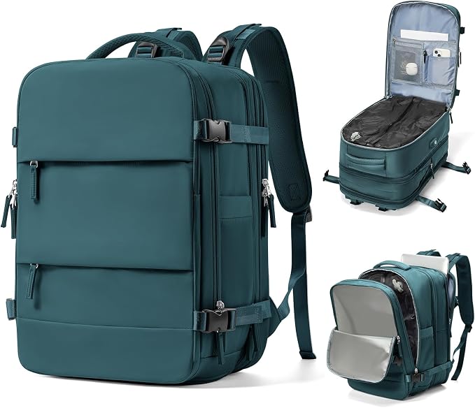 Vacuum Backpack With Vacuum Compression, Expanded Travel Laptop Backpacks by bergsalz