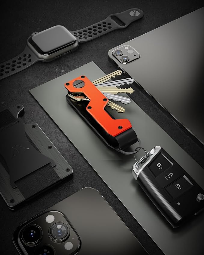 Key Organizer Compact Key Holder Metal Key Chain Minimalist key case key holder - Image 6