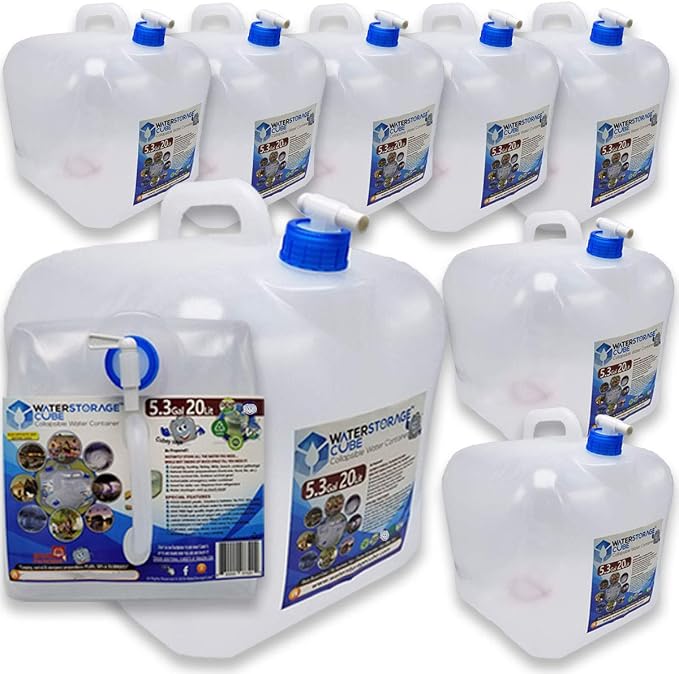 WaterStorageCube BPA Free Collapsible Water Container by WaterStorageCube%C2%AE