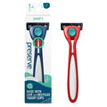 Preserve Shave 5 Five Blade Refillable Razor, Made from Recycled Materials by Preserve
