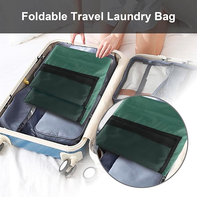 Femuar Laundry Bag Backpack Durable Laundry Bag - Image 5