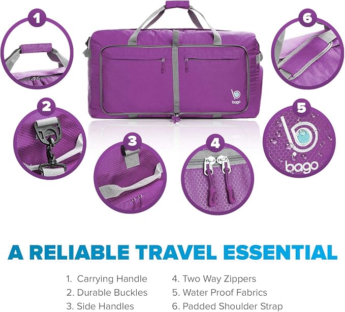Bago Large Foldable Duffel Bags - Image 5