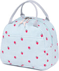 Bluboon Lunch Bag for Women Men Cute Corduroy Lunch Tote Bags Reusable by BLUBOON