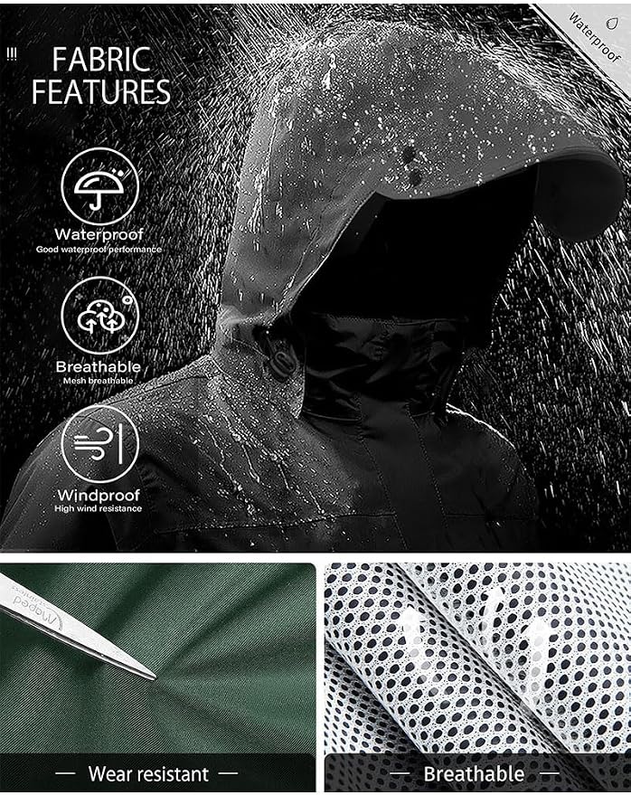 iCreek Rain Suit Waterproof Jacket - Image 3