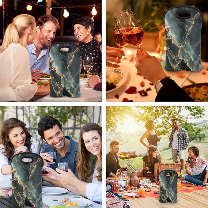 Wine Carrier Tote Personalized Bag - Image 7