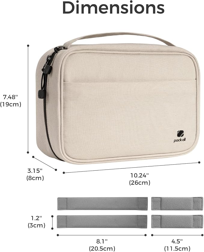 pack all Electronic Organizer Plus, Larger Capcity Cable Organizer Bag - Image 8