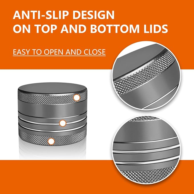 Small Pill Box, Portable Daily Box, Aluminium Alloy Round Container - Image 3