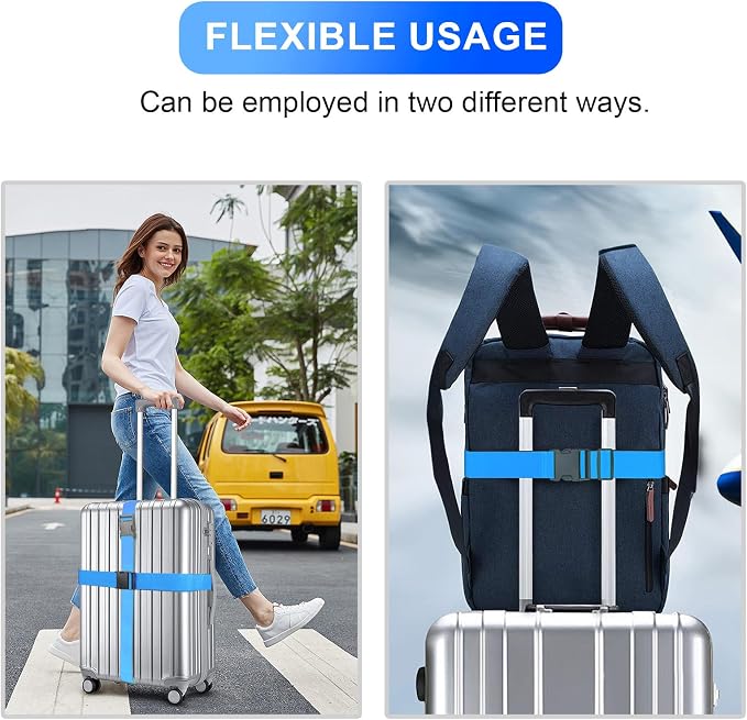 Luggage Straps for Suitcases TSA Approved, Travel Belt Suitcase Belt, Suitcase - Image 7