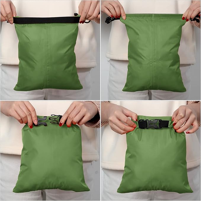 Shappy Waterproof Dry Bag Set 6 Sizes Lightweight Sacks and Long Adjustable - Image 5