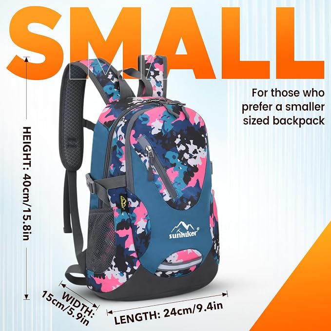sunhiker Small Cycling Hiking Backpack Water Resistant Travel Backpack - Image 2