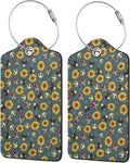 Sewant Mushrooms Leather Luggage Tag by Ovitssrk