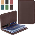 ALLIVE Passport Holder for Travel Women Men, Genuine Leather Passport Cover by ALLIVE