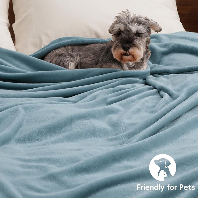 PHF Ultra Soft Fleece Blanket King Size, No Shed No Pilling Luxury Plush Cozy - Image 5