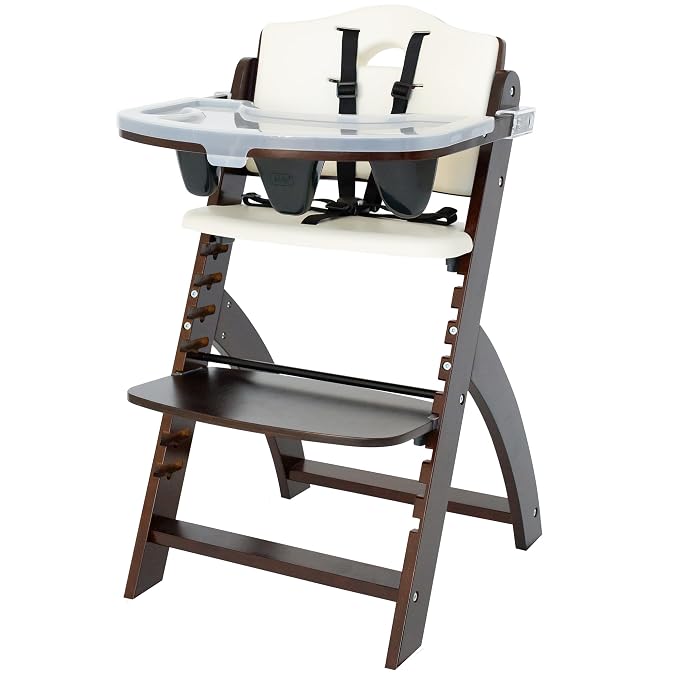 Abiie Beyond Junior Wooden High Chair by Abiie