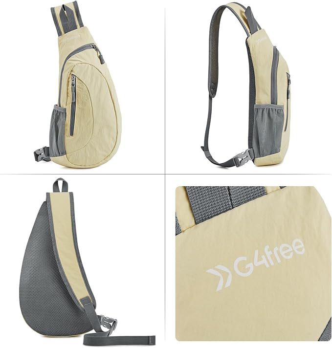 G4Free Sling Bag for Men Women, Small Crossbody Backpack Lightweight Chest - Image 7