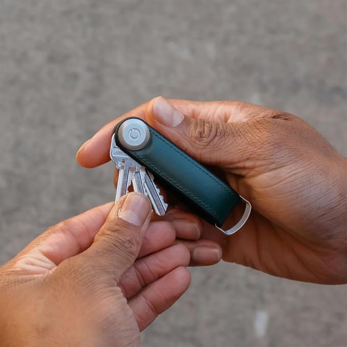 Orbitkey Key Organizer Hybrid Leather | Premium Nappa leather & TPU, Stainless - Image 9