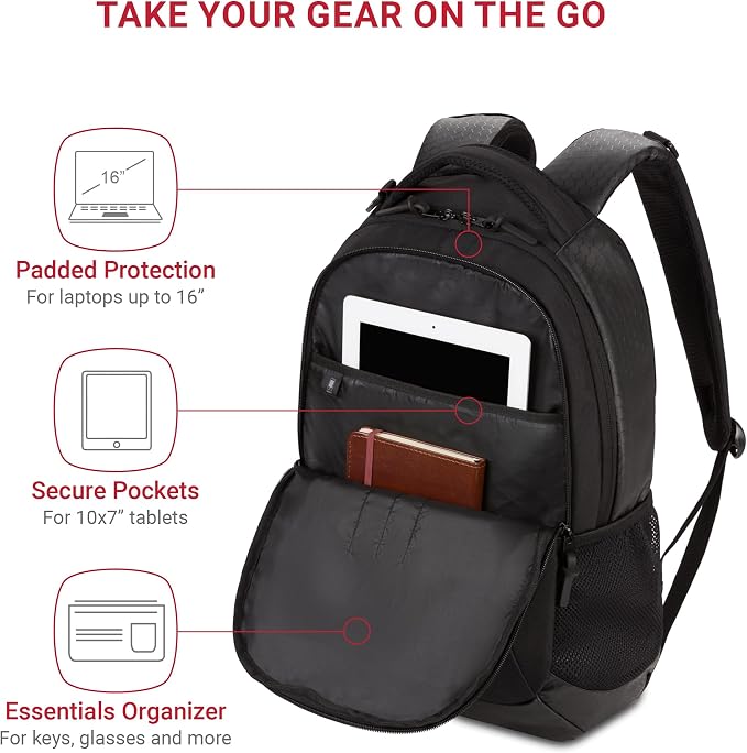 SwissGear Cecil 5505 Laptop Backpack - Image 2
