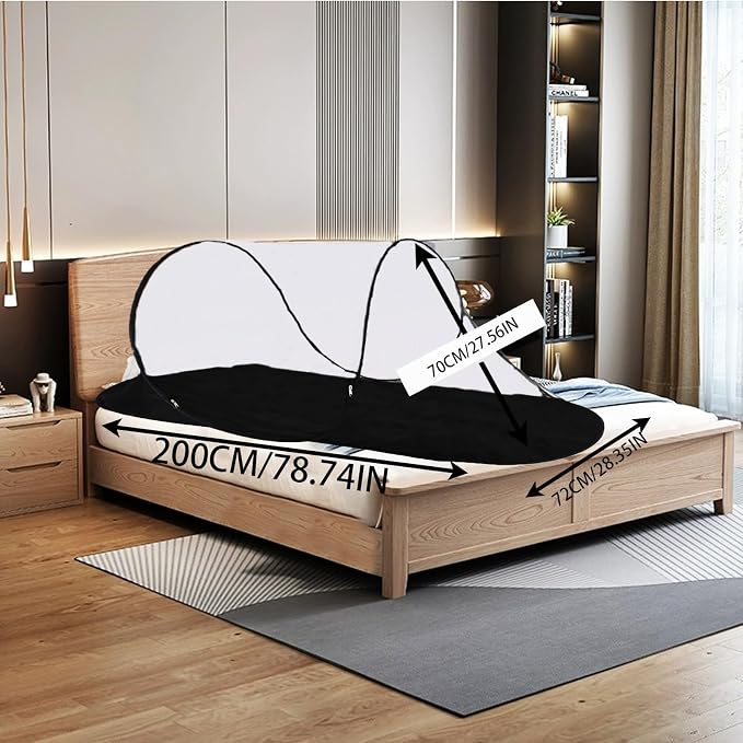 CMINGJ Large Pop Up Mosquito Tent, Portable Foldable Mosquito Net - Image 3