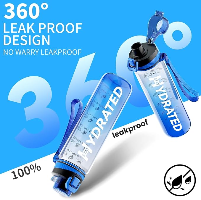 Water Bottle, 32 oz Motivational Water Bottles - Image 5