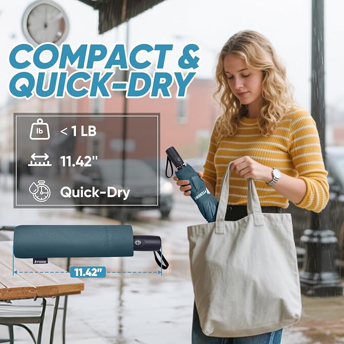 PTEROMY Windproof Compact Travel Umbrellas - Image 4