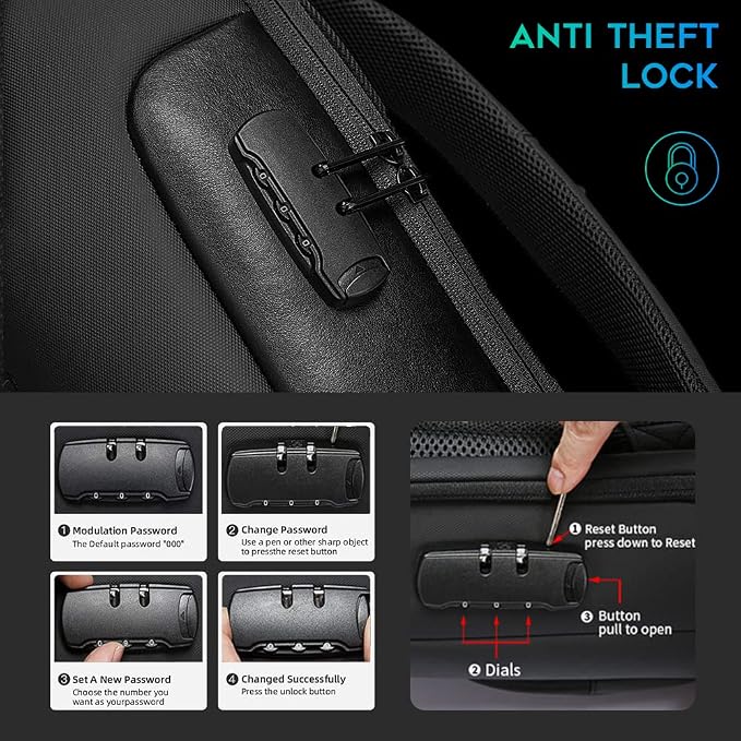 BANGE Anti Theft Backpack, Smart Work Backpack - Image 2