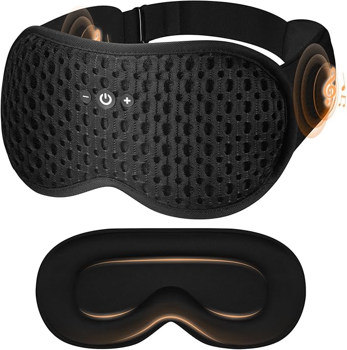 Adjustable 3D Contoured Sleep Mask by BULYPAZY