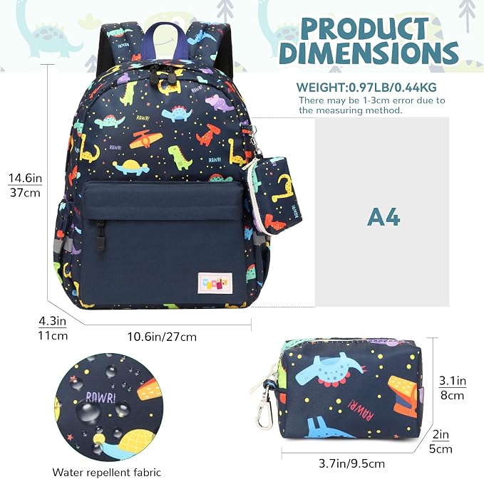 mygreen Toddler Backpack, Kids Backpack - Image 2