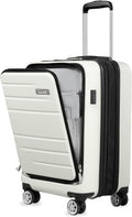 LUGGEX Carry On Luggage 22x14x9 Airline Approved, Expandable Polycarbonate by LuggeXLUGGAGE