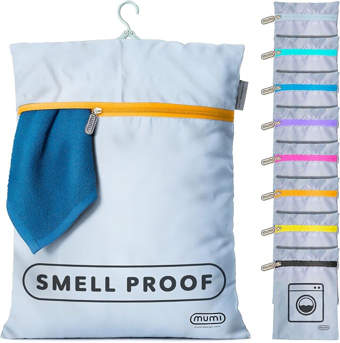 MUMI Travel Laundry Bag – Moisture & Smell-Proof Wash Bag by MUMI