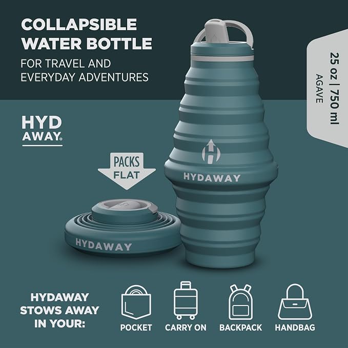 HYDAWAY 25oz Collapsible Water Bottle - Image 2
