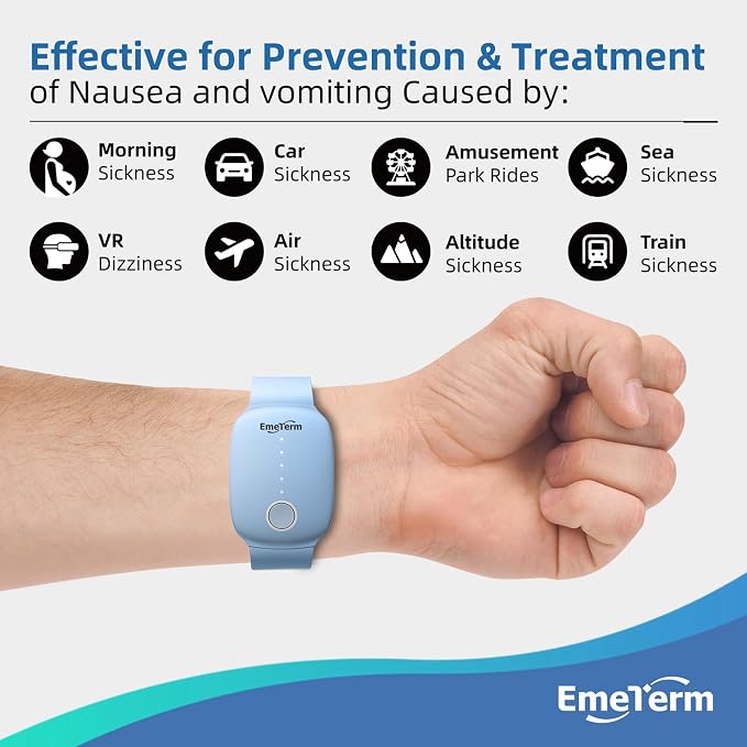 EmeTerm Fashion FDA-Cleared Relieve Nausea Electrode Stimulator Morning - Image 2