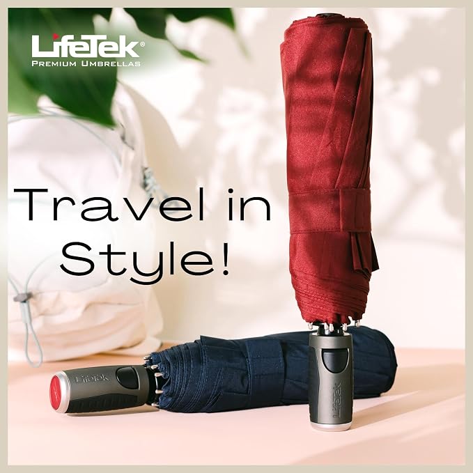 LifeTek Premium Travel Umbrella - Image 9