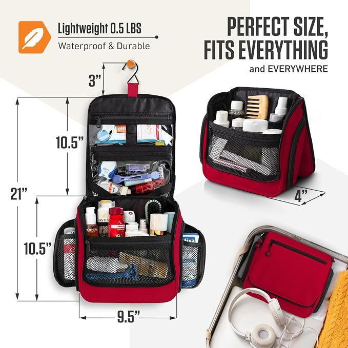 VENTURE 4TH Hanging Travel Toiletry Bag - Image 2