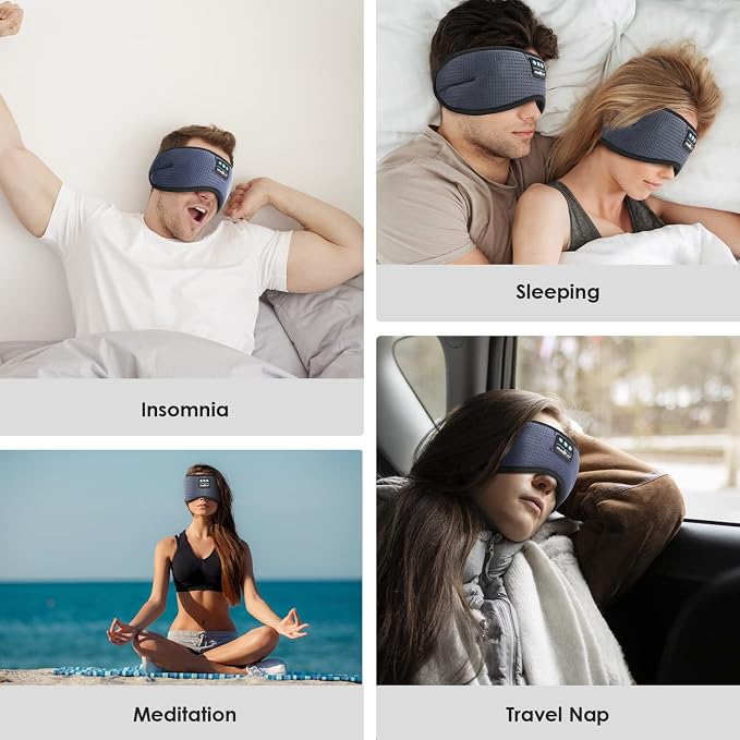 MUSICOZY White Noise Bluetooth Sleep Mask - Image 7