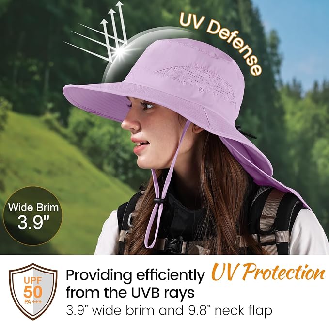 ZOORON Sun Hat for Men Women Fishing Hat - Image 3