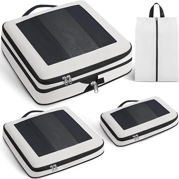 8 Set/6 Set/4 Set Compression Packing Cubes by PREZON