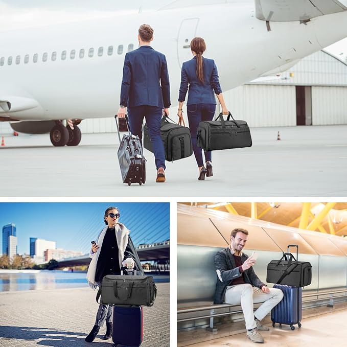 Garment Duffle Bags for Travel, Bukere Convertible Carry on Garment Duffel Bag - Image 9