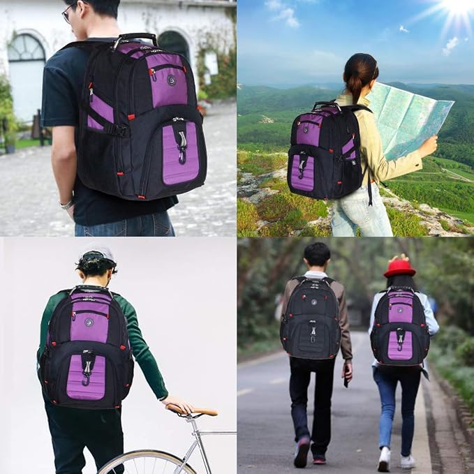 SHRRADOO Extra Large 50L Travel Laptop Backpack - Image 7