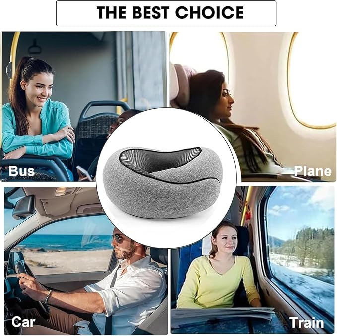 RURING Travel Pillows for Airplanes, Travel Neck Pillow Travel Pillow, Neck - Image 7