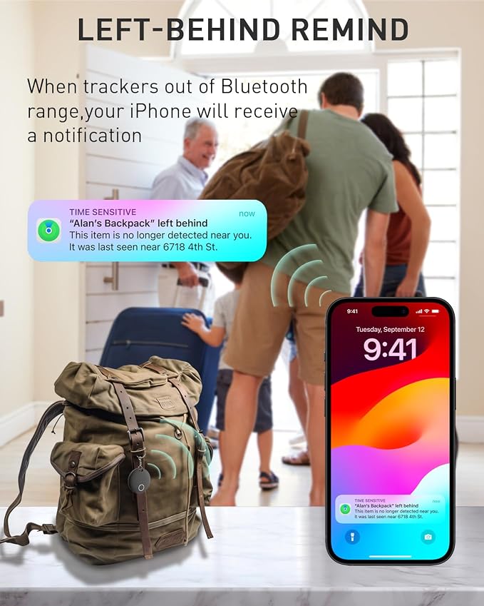 Air Tracker Tags, Smart Bluetooth Tracker, Compatible - Image 3