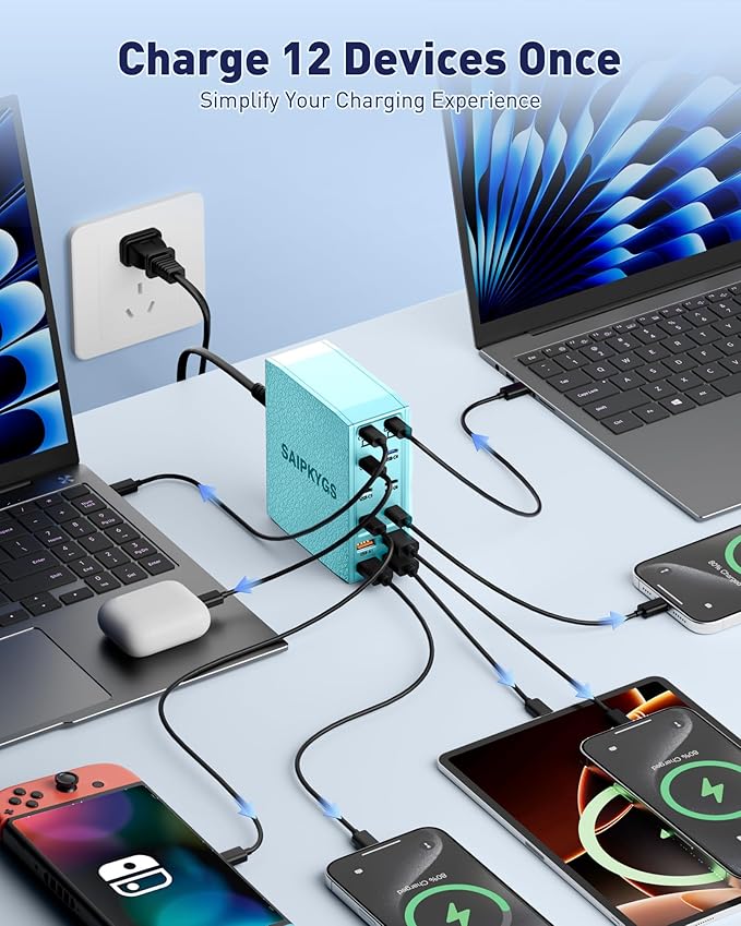 Charging Station, 12-Port USB C Charger Block - Image 4