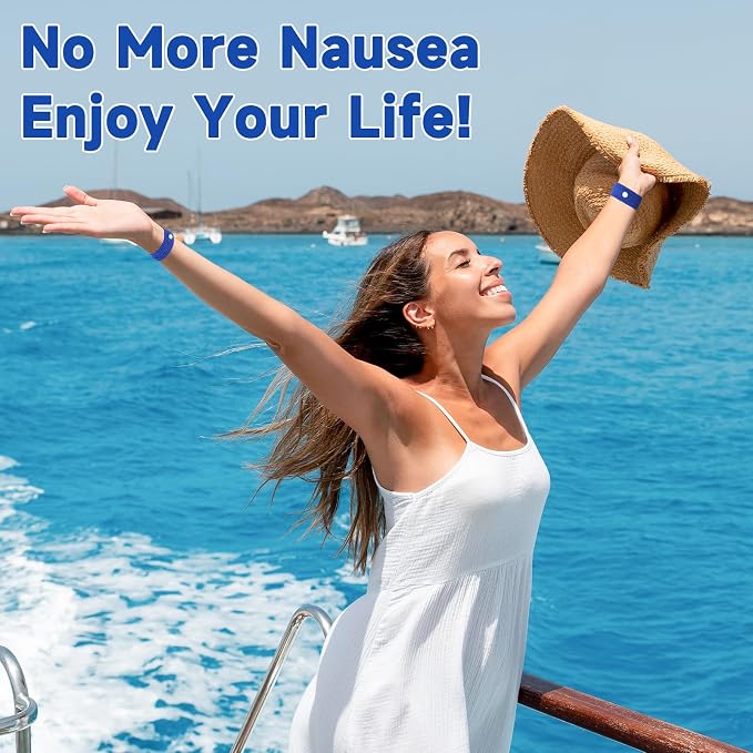 LYJEE Motion Sickness Bands for Adults and Kid Morning Sickness Relief Through - Image 7