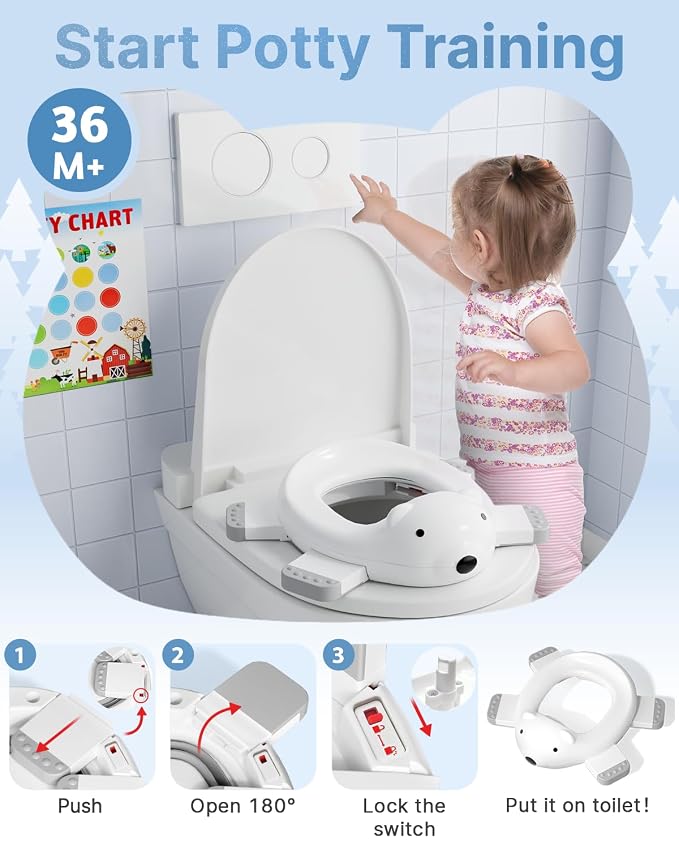 2 In 1 Portable Potty Seat, Travel Potty Seat - Image 5